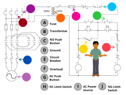Electrical Circuit Label Schematic