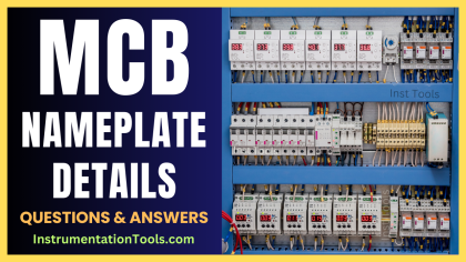 MCB Nameplate Details